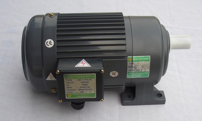 供应成钢品牌400W小型卧式齿轮马达 速比1:20三相电动机性能解析